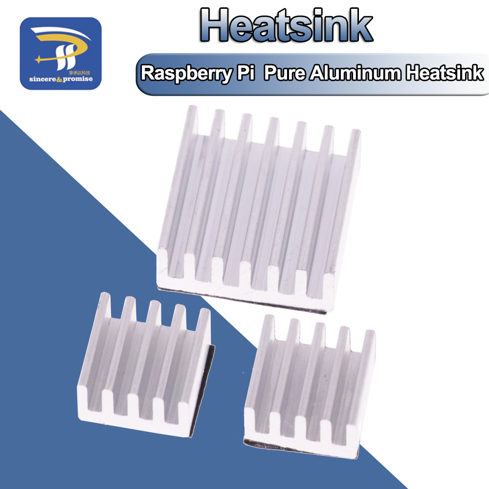 Raspberry Pi Water Cooling Kit - Zelfklevende Raspberry Pi koellichaamkoeler Zuiver aluminium