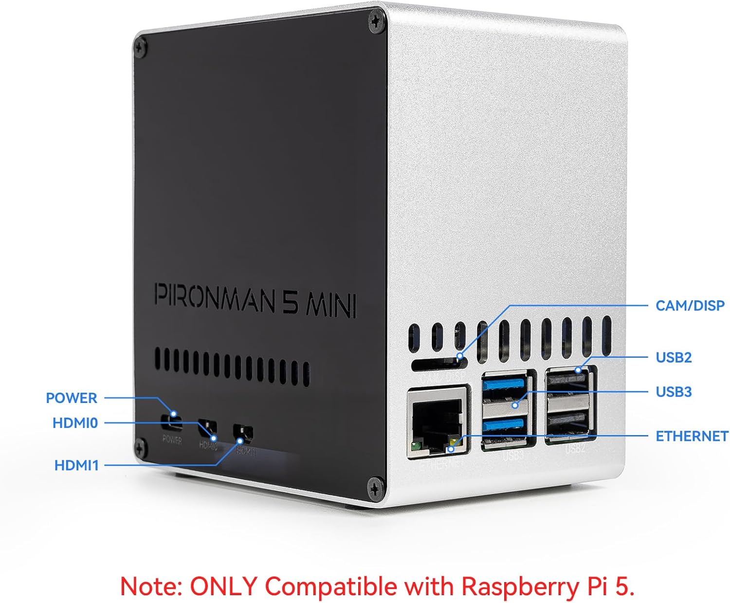Pironman 5-Mini NVMe M.2 SSD P - Raspberry Pi Ai Kit Hailo-8L recensie en prijs